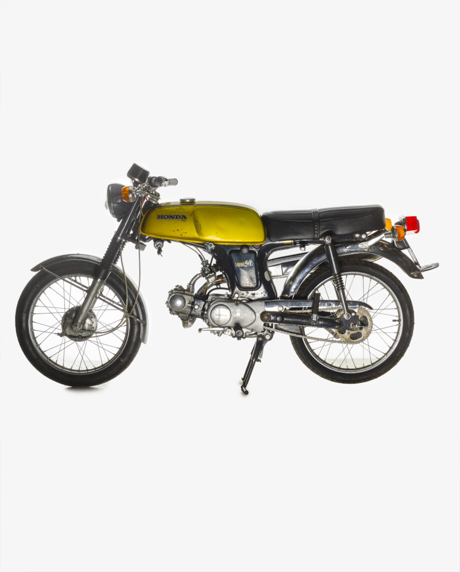 Honda SS50Z k1 goud met kenteken - Afbeelding 3