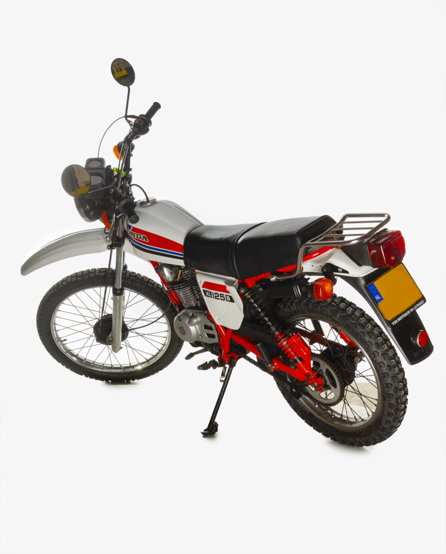 Honda XL125S wit met kenteken - Afbeelding 2