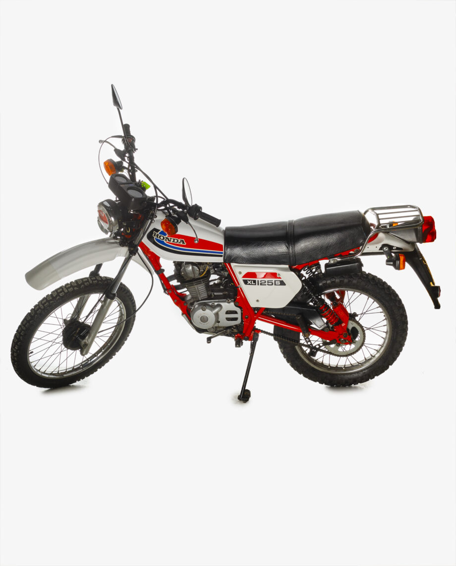 Honda XL125S wit met kenteken - Afbeelding 3