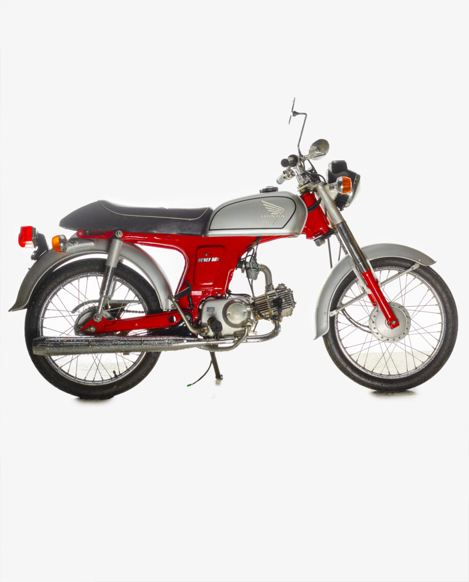 Honda cd50s Rood-zilver - 5558 km. - Afbeelding 7