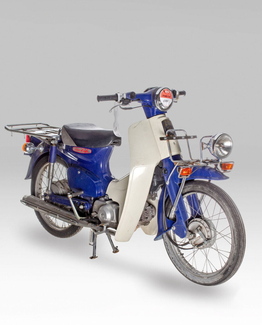 Honda Cub blauw - 72481 km.