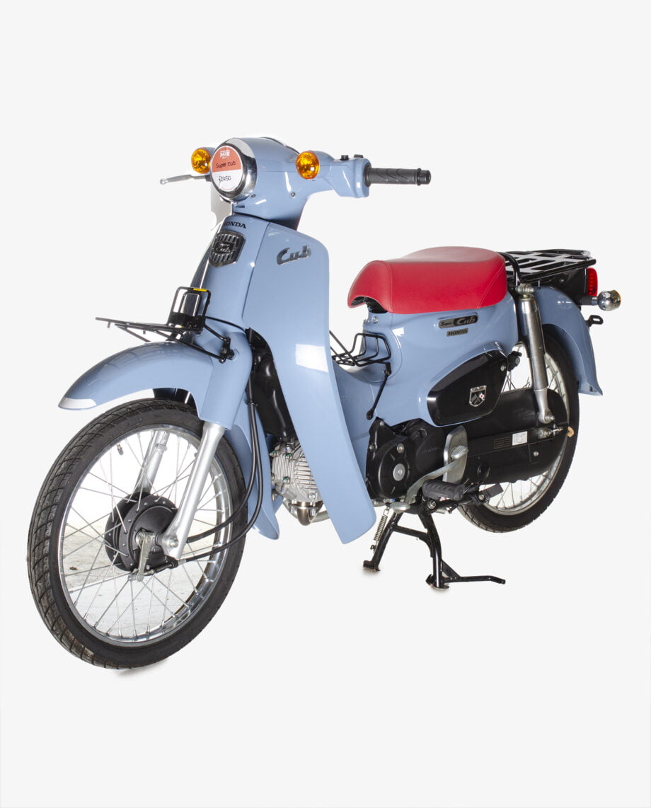 Honda Super CUb, lichtblauw km stand 1166 - Afbeelding 4