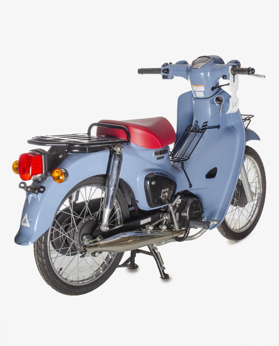 Honda Super CUb, lichtblauw km stand 1166 - Afbeelding 7