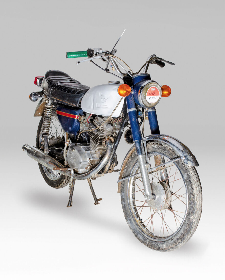 Honda CB125 blauw wit