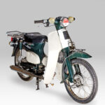 Honda Super Cub C50 rolling frame groen