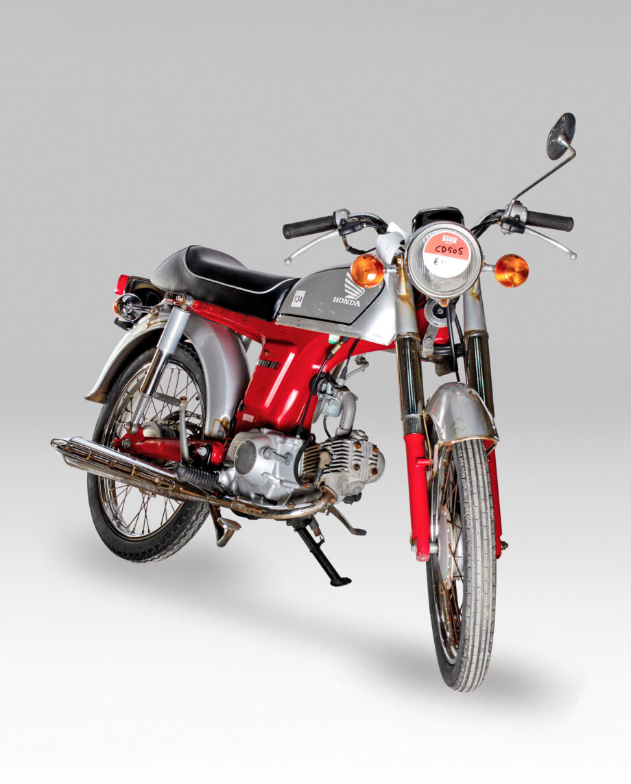 Honda CD50s Rood Zilver - 17290 km.