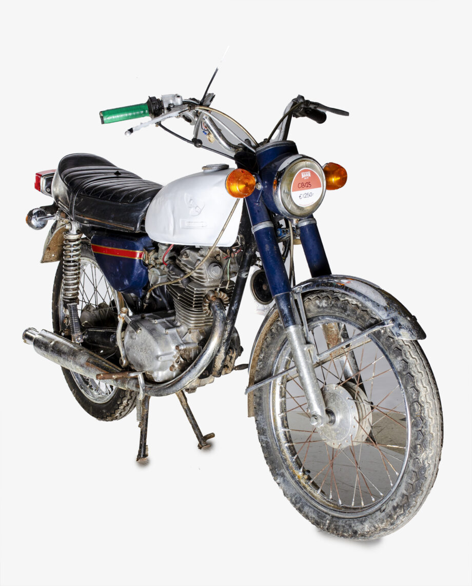 Honda CB125 blauw wit - Afbeelding 5