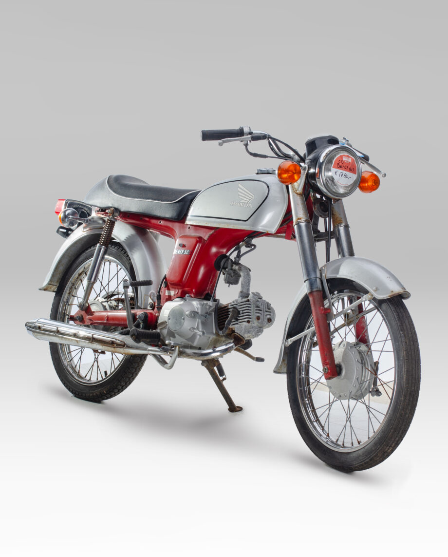 Honda CD50 benly rood grijs - 19828km