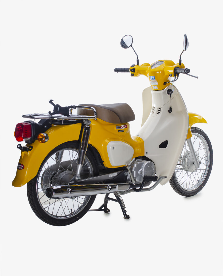 Honda c50 geel - 4400km - 2021 - met kenteken - Afbeelding 6