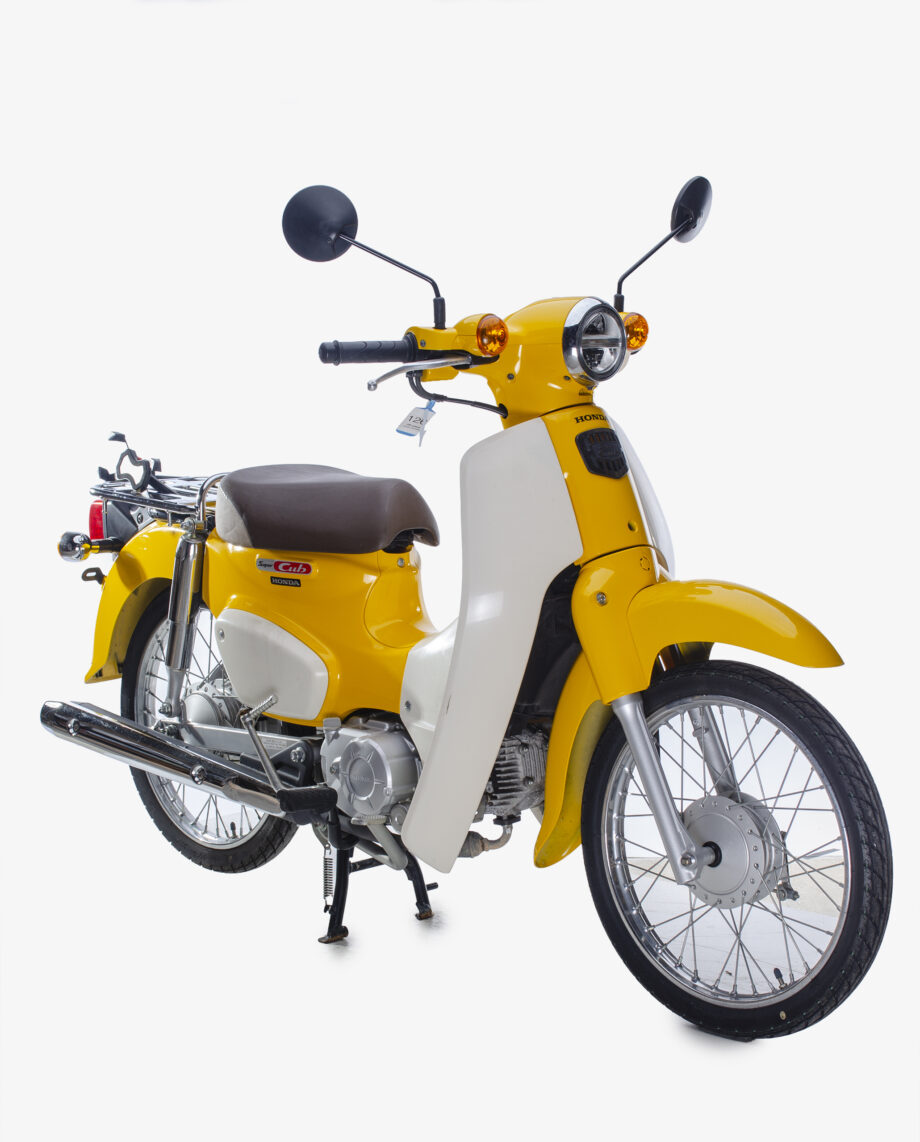 Honda c50 geel - 4400km - 2021 - met kenteken - Afbeelding 4