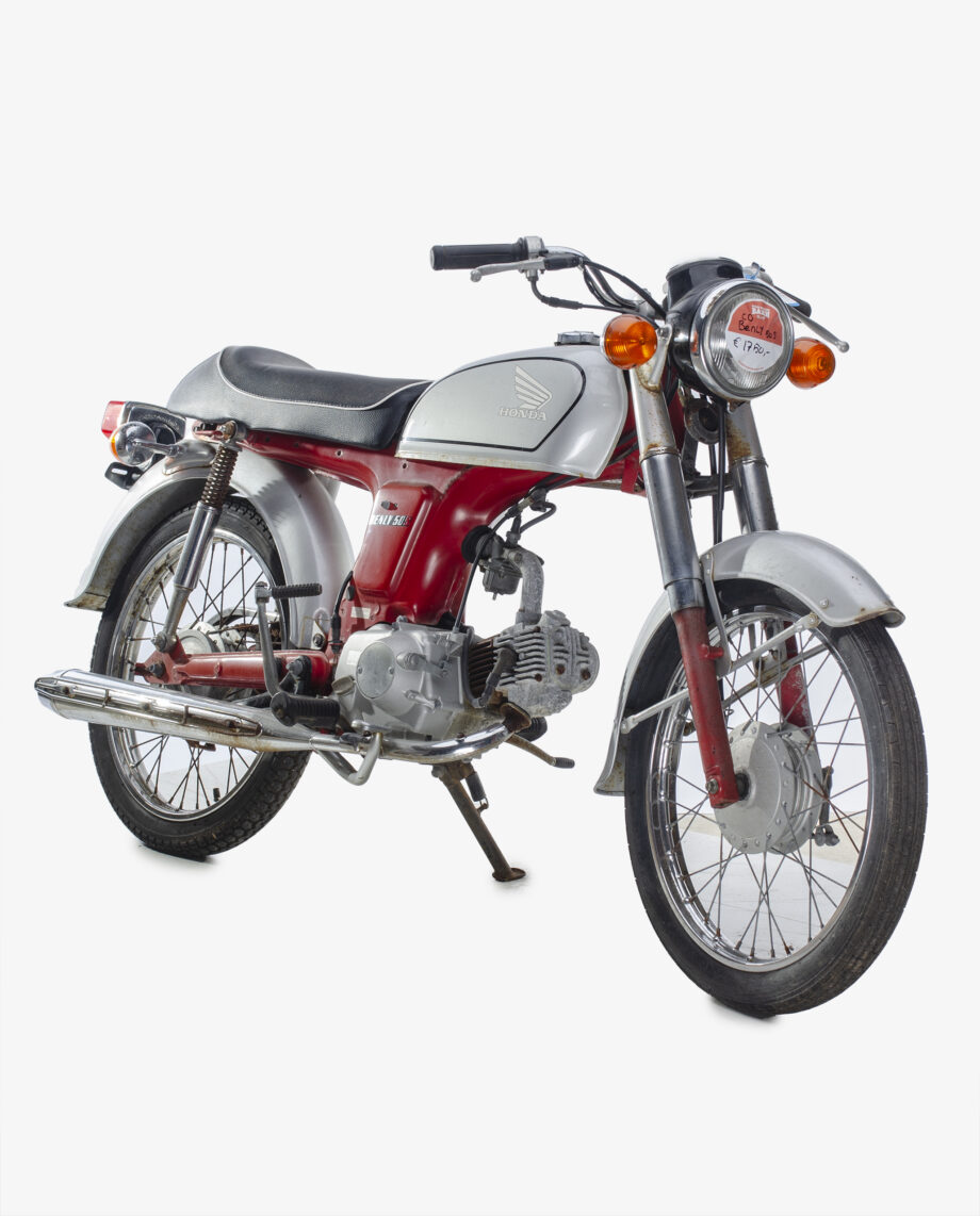 Honda CD50 benly rood grijs - 19828km. - Afbeelding 4