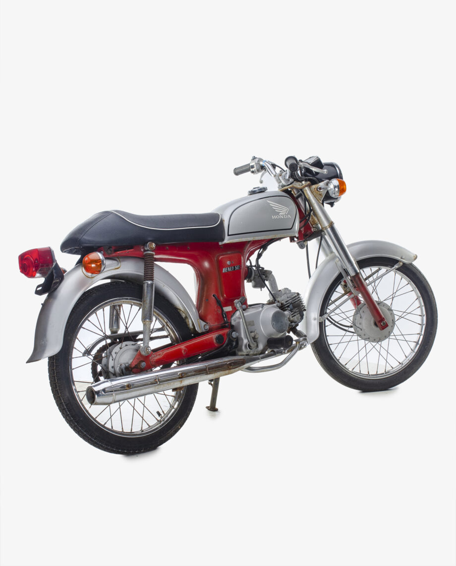 Honda CD50 benly rood grijs - 19828km. - Afbeelding 2