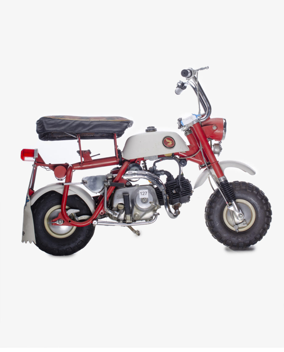 Honda Monkey z50m rood_wit - 4715 km. - Image 3