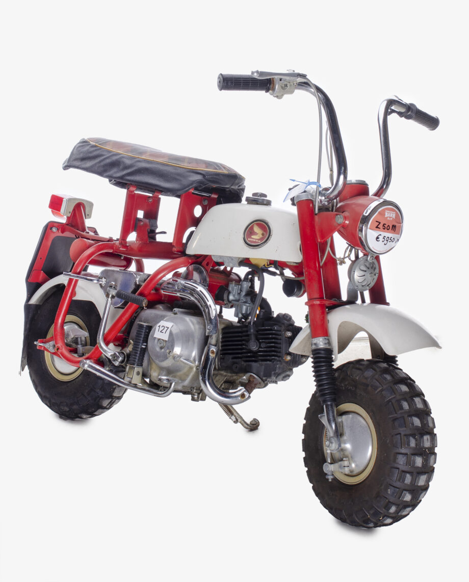 Honda Monkey z50m rood_wit - 4715 km. - Image 4