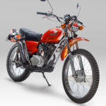 Honda SL 125 fully restored with license plate.
