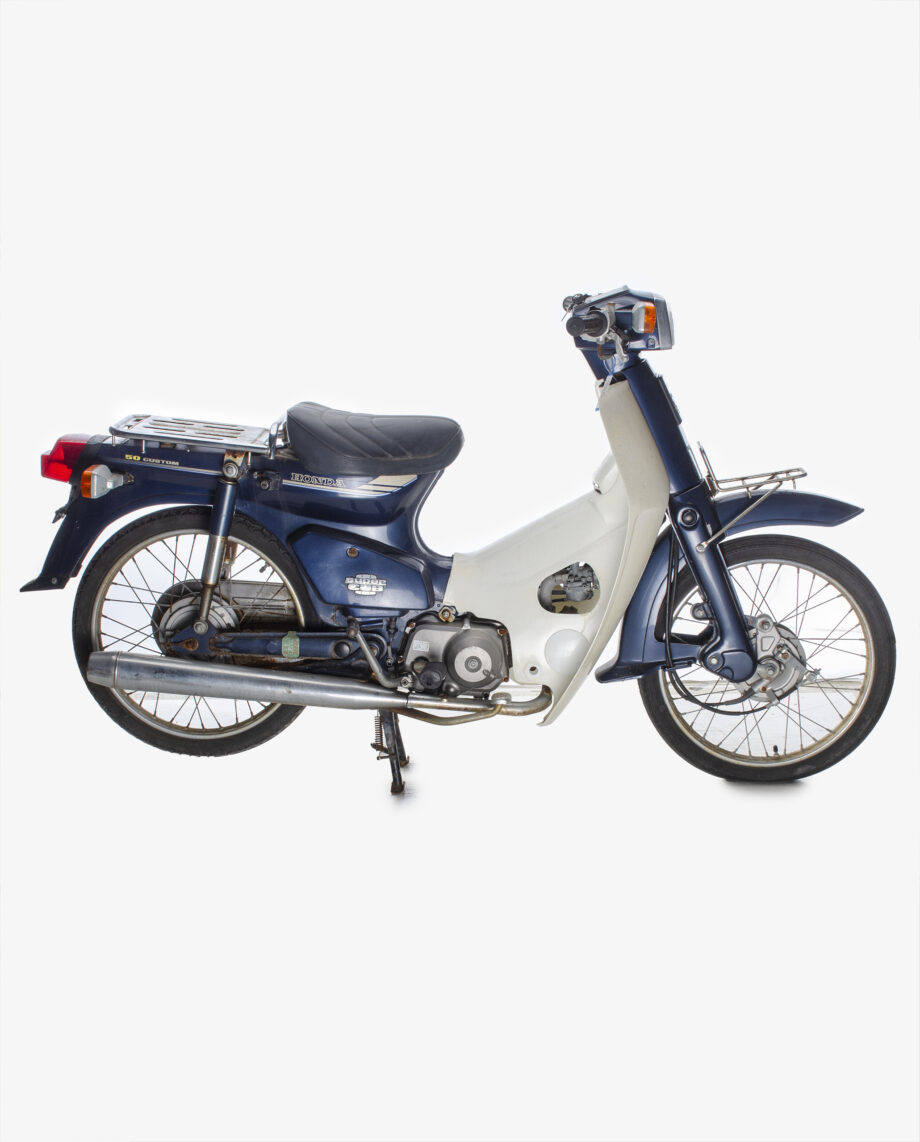 Honda C50 Cub blauw - 822 km. - Afbeelding 3