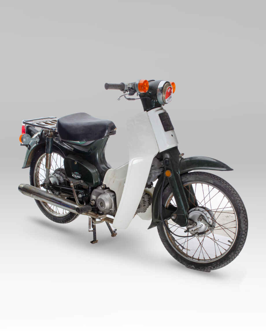 Honda C50 Cub blauw - 55052 km.