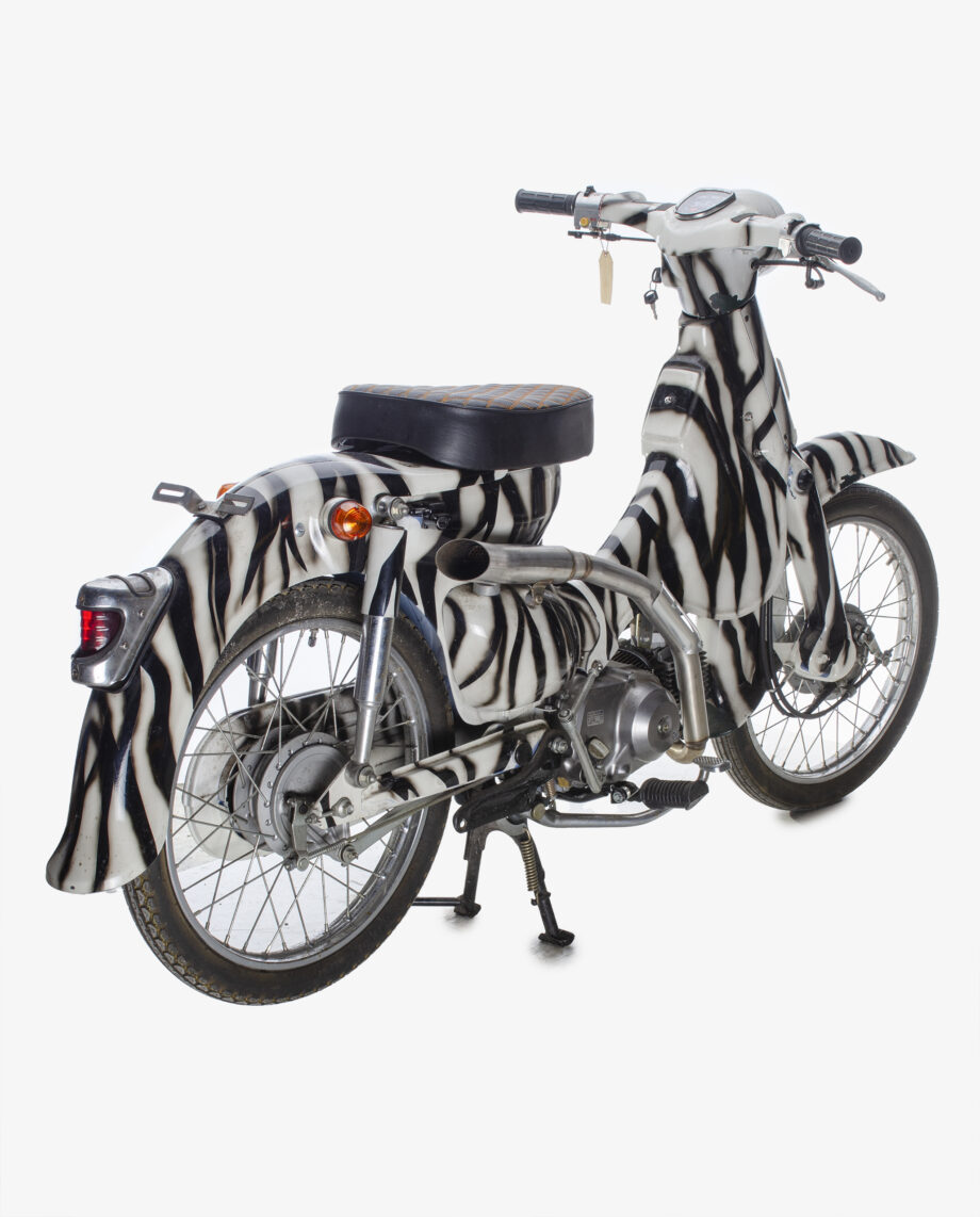 Honda C50 zebra print