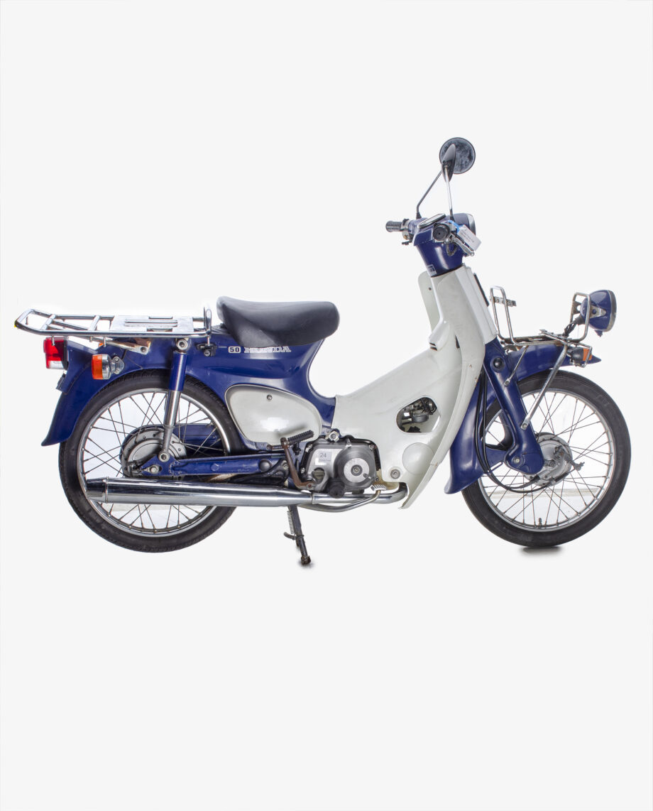 Honda C50 Press Cub blauw -  km. - Afbeelding 3