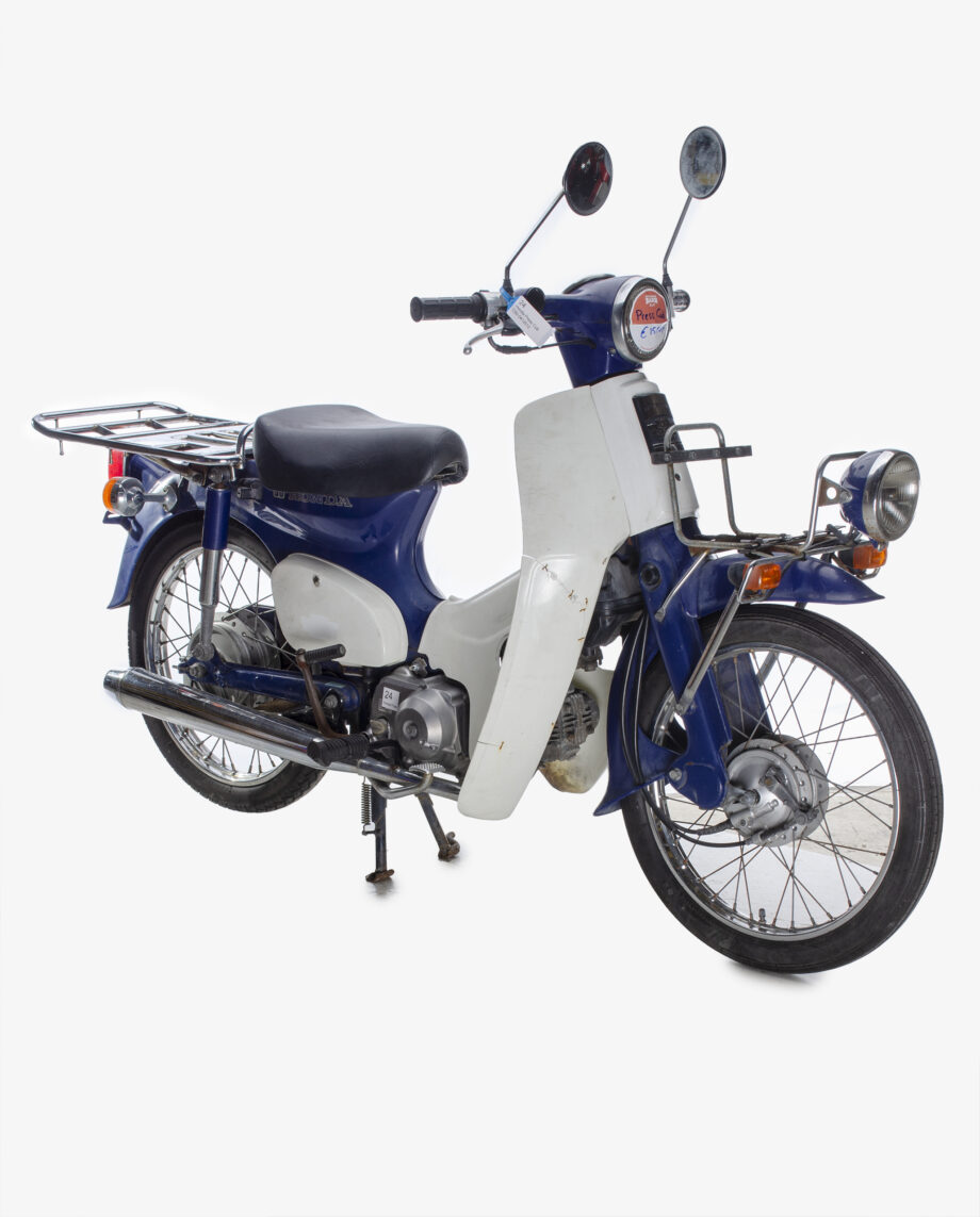 Honda C50 Press Cub blauw -  km. - Afbeelding 4