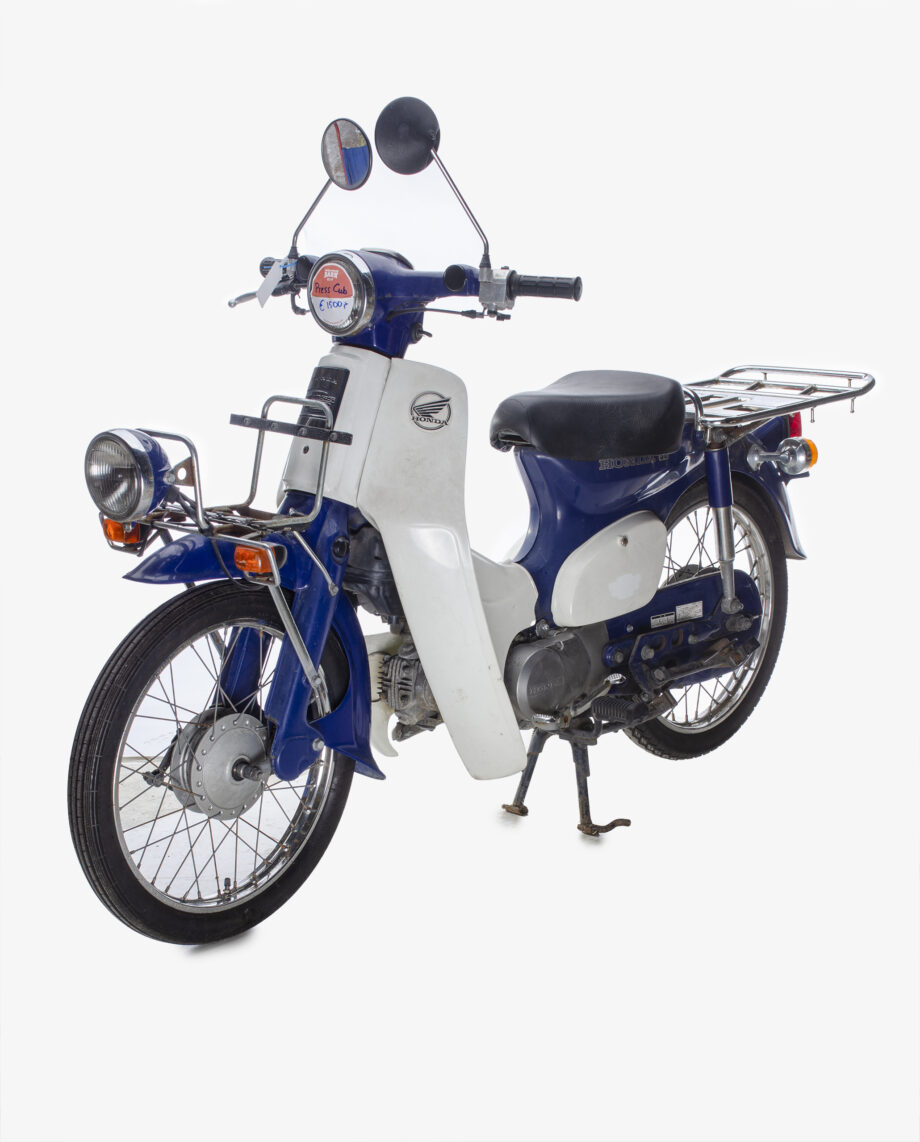 Honda C50 Press Cub blauw -  km. - Afbeelding 5