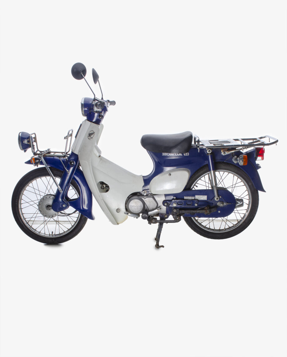 Honda C50 Press Cub blauw -  km. - Afbeelding 6