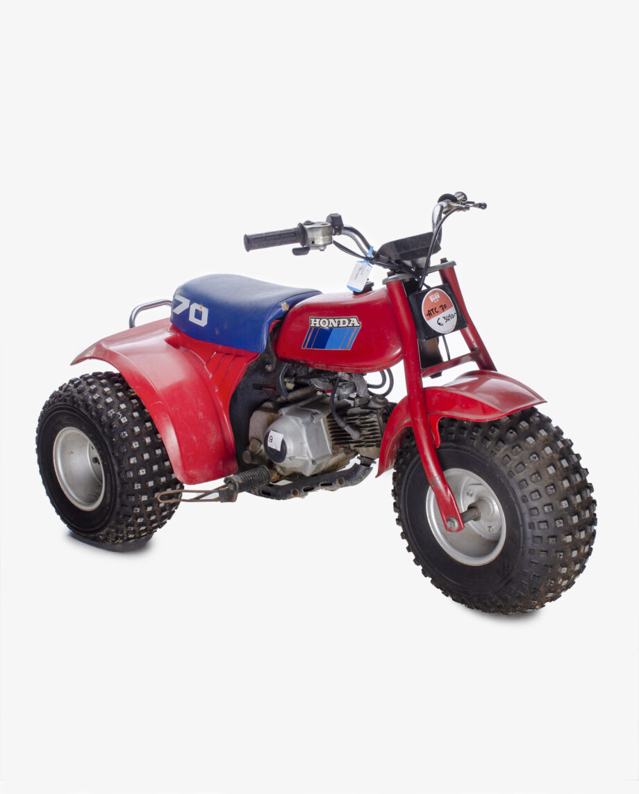 Honda ATC 70 rood -  km. - Afbeelding 4