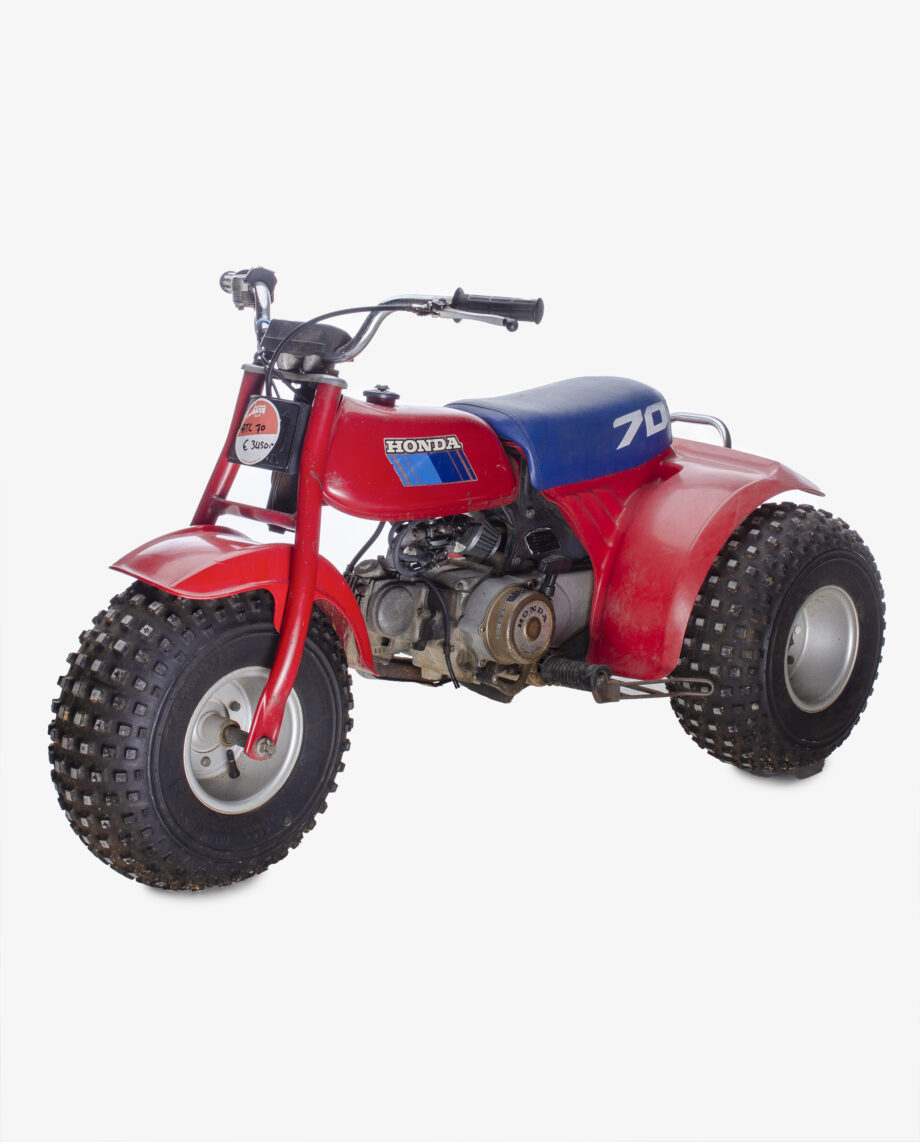 Honda ATC 70 rood -  km. - Afbeelding 5