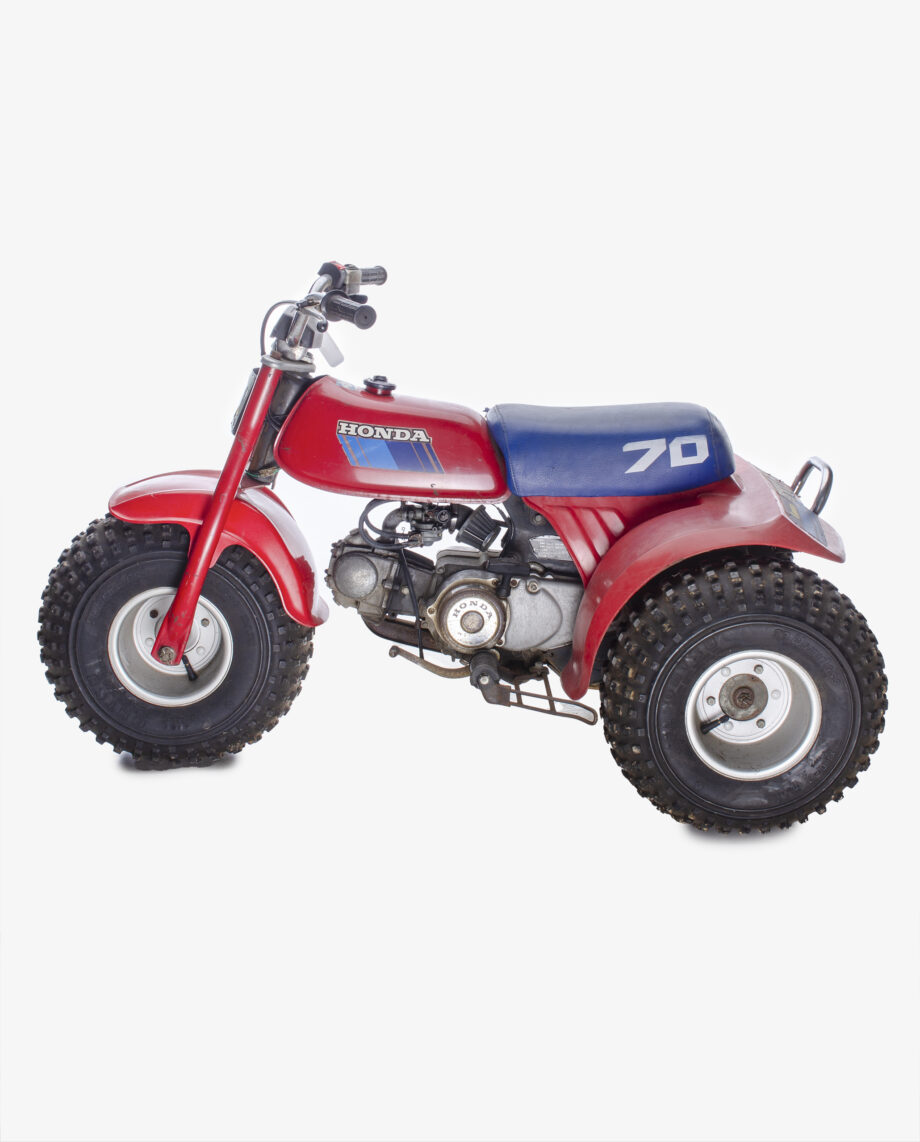 Honda ATC 70 rood -  km. - Afbeelding 6