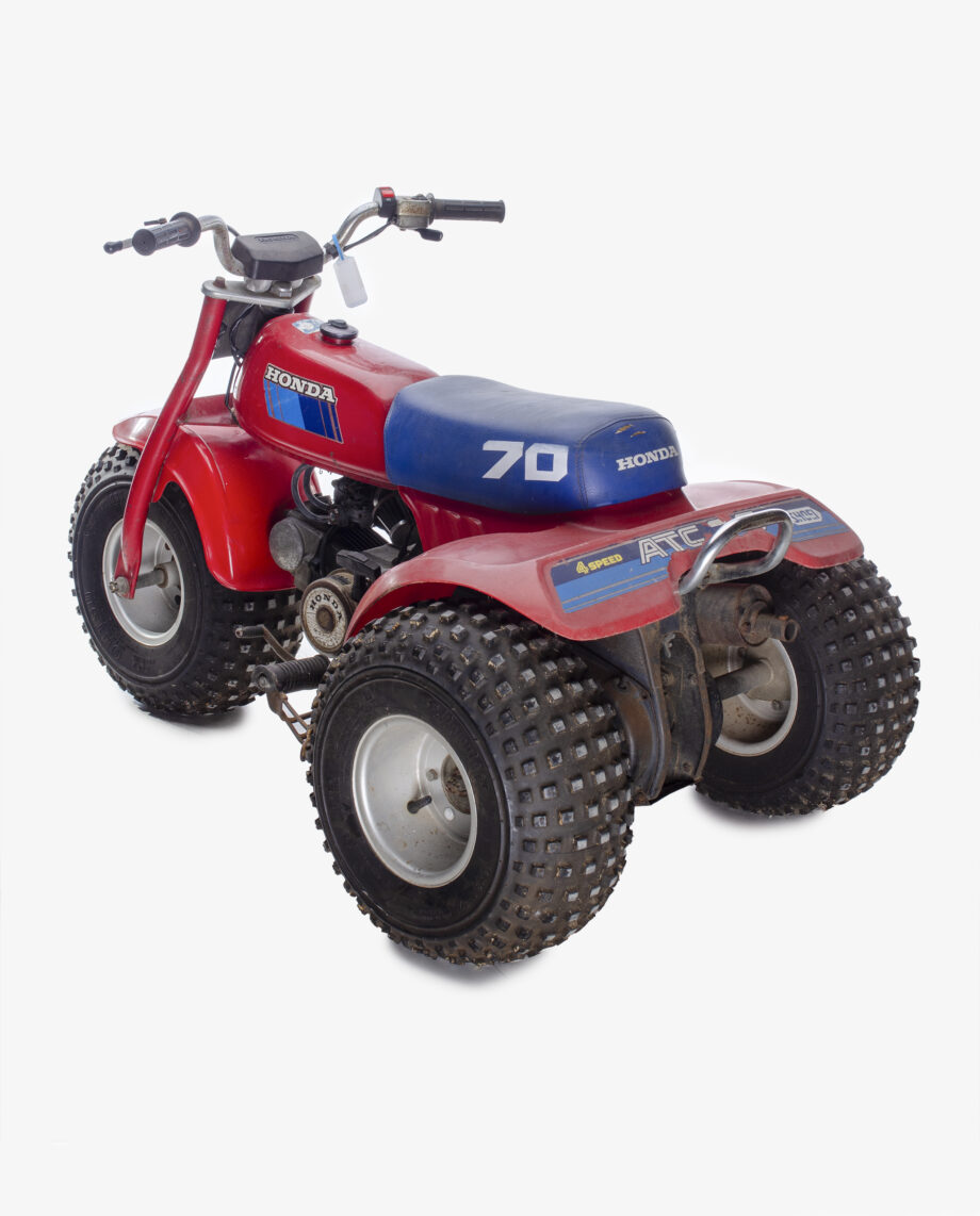 Honda ATC 70 rood -  km. - Afbeelding 7