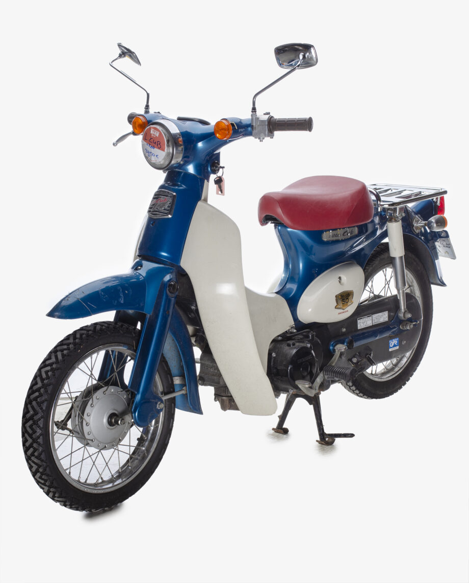 Honda C50 little Cub blauw - met kenteken - Afbeelding 5