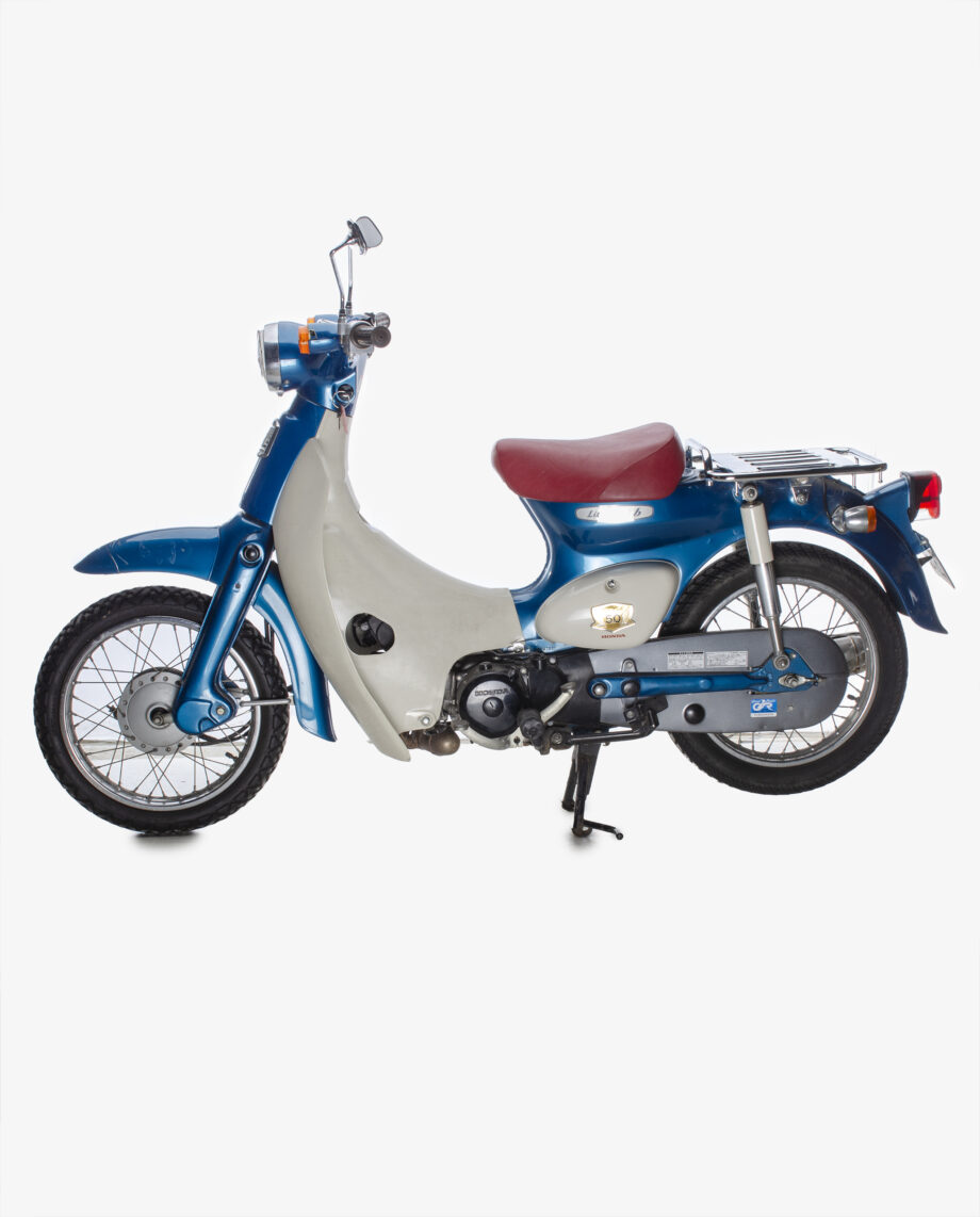 Honda C50 little Cub blauw - met kenteken - Afbeelding 6