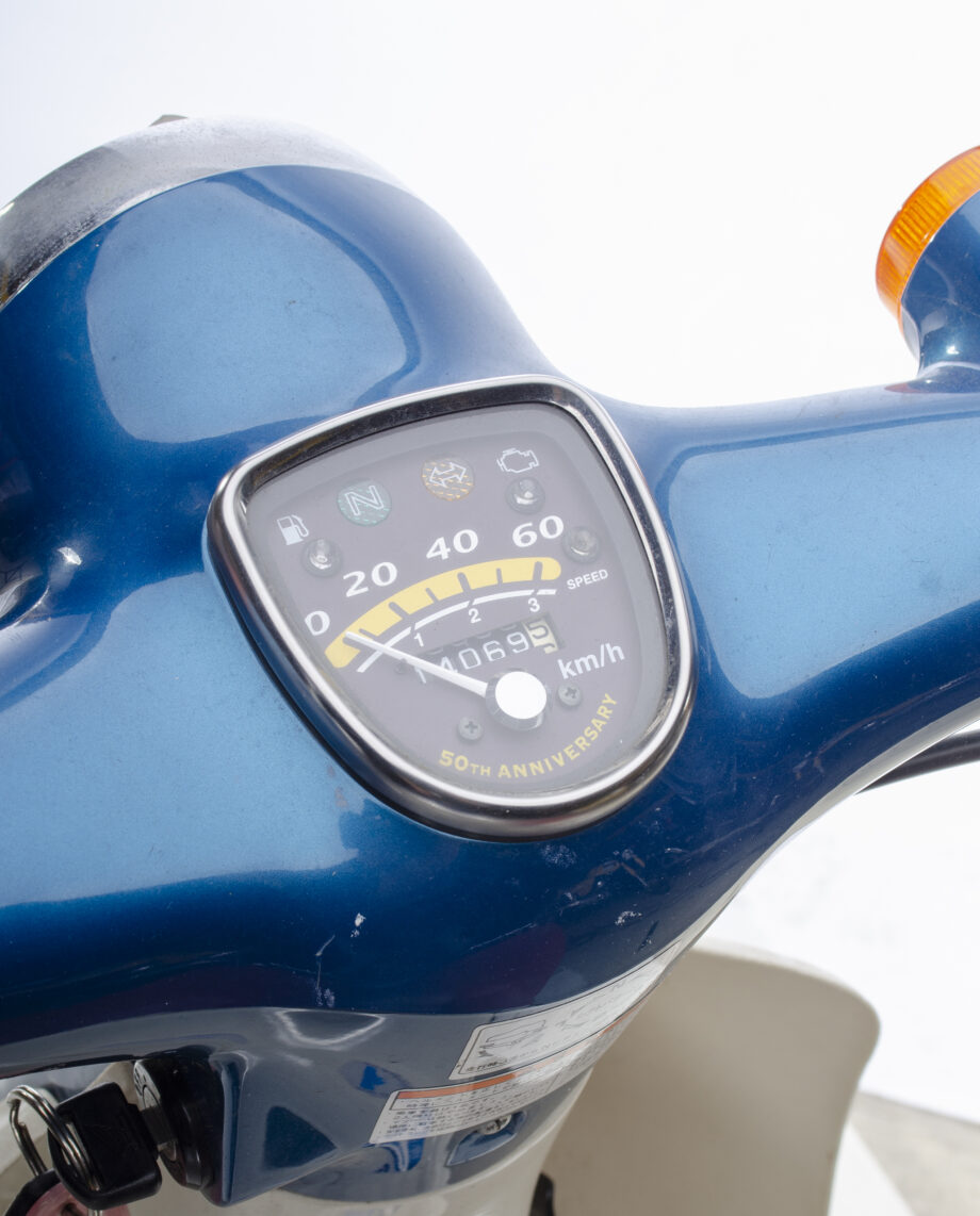 Honda C50 little Cub blauw - met kenteken - Afbeelding 8