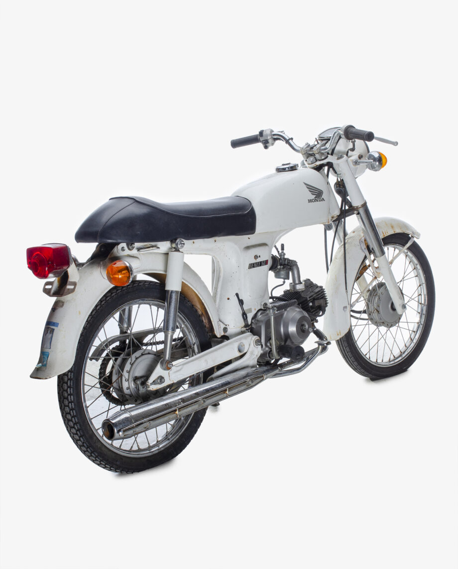 Honda Benly 50S wit - 4382 km