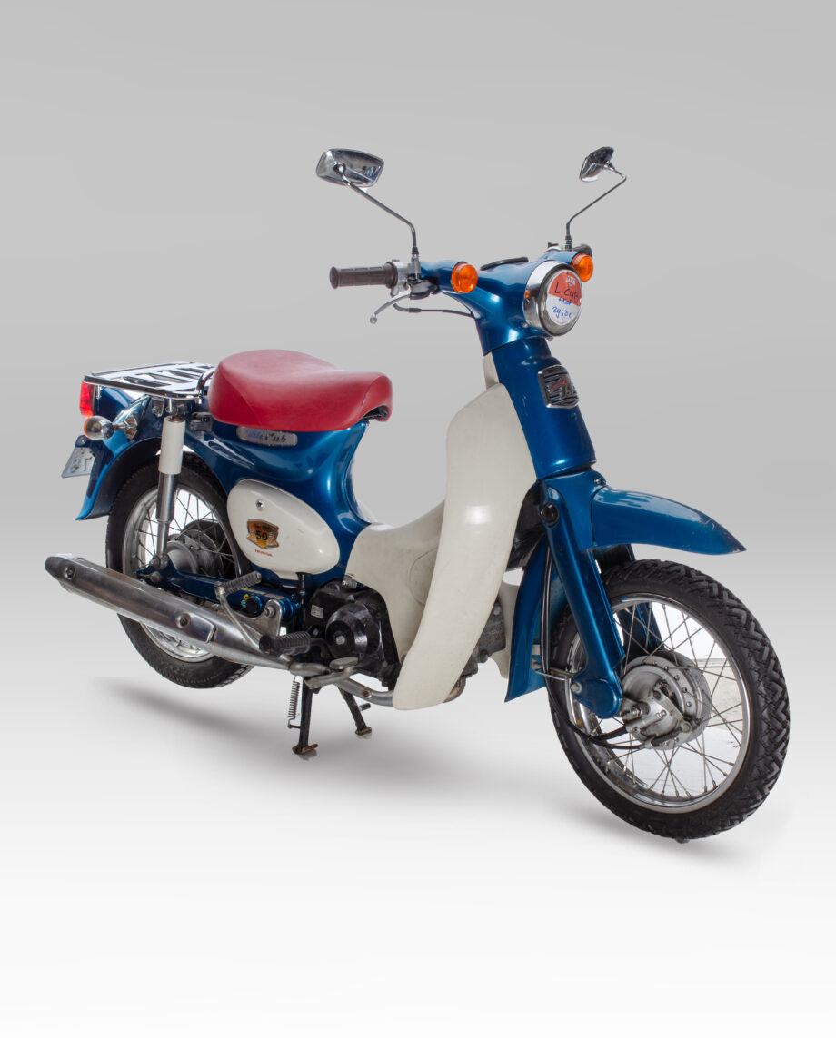 Honda C50 little Cub blauw - met kenteken