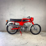 Honda SS50 K0 rood - met motorkenteken (008)